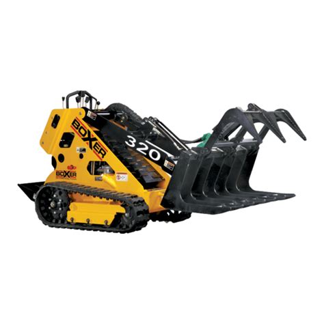 boxer 320 mini skid steer rental|boxer 320 manual.